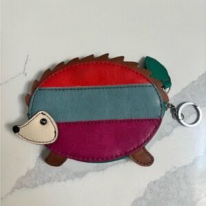 Relic porcupine coin purse cute keychain purse charm